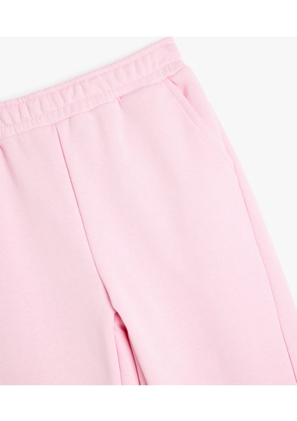 Beli Lastikli Cep Detaylı Basic Jogger Eşofman Altı