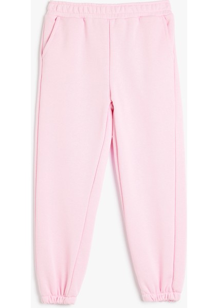 Beli Lastikli Cep Detaylı Basic Jogger Eşofman Altı