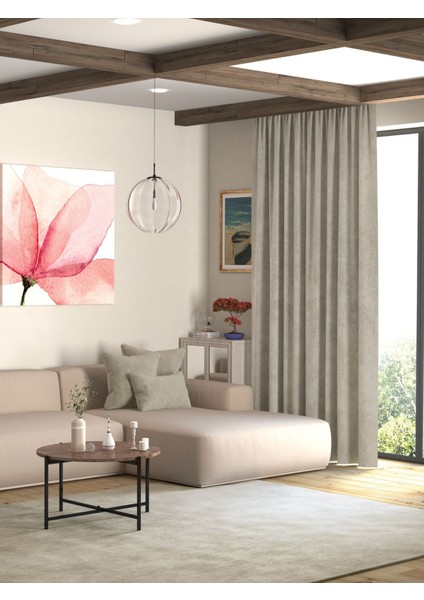 Kadife Dokulu Keten Renk Kırlent Yastık Kılıfı Freedom Serisi Punch Için Uygun fırsatları