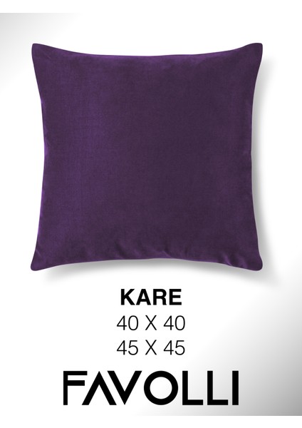 Kadife Dokulu Erik Moru Kırlent Kılıfı Dream Serisi Punch Için Uygun Gizli FERMUAR50 x 30 cm indirimleri