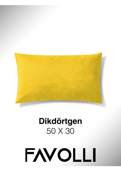 Kadife Dokulu Hint Sarısı Kırlent Kılıfı Dream Serisi Punch Için Uygun Gizli FERMUAR40 x 40 cm