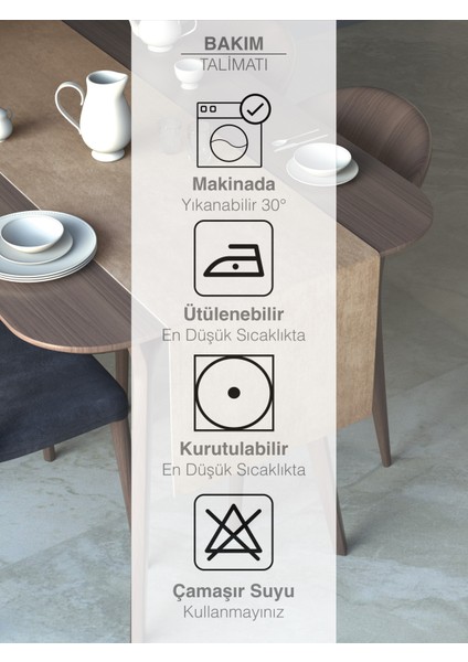 Sahra Beji Rengi Kadife Dokulu Runner Dream Series 40 x 140 fırsatları