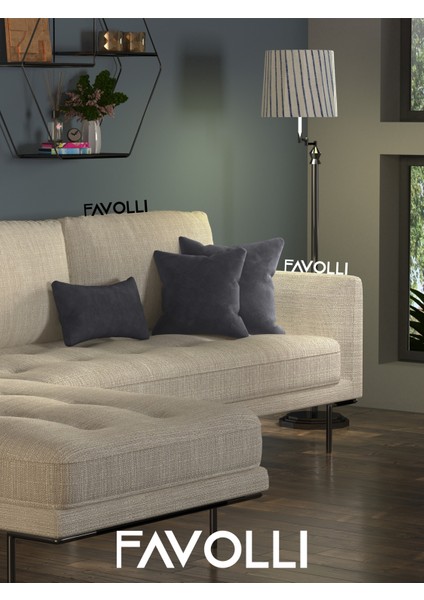Kadife Dokulu Çakıl Rengi Kırlent Kılıfı Dream Serisi Punch Için Uygun Gizli FERMUAR50 x 30 cm fiyatları