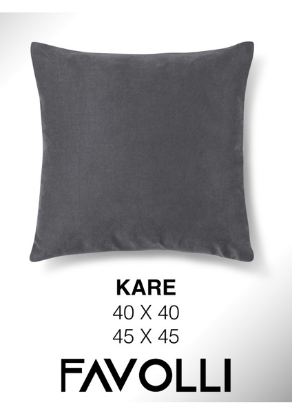 Kadife Dokulu Çakıl Rengi Kırlent Kılıfı Dream Serisi Punch Için Uygun Gizli FERMUAR50 x 30 cm indirimleri