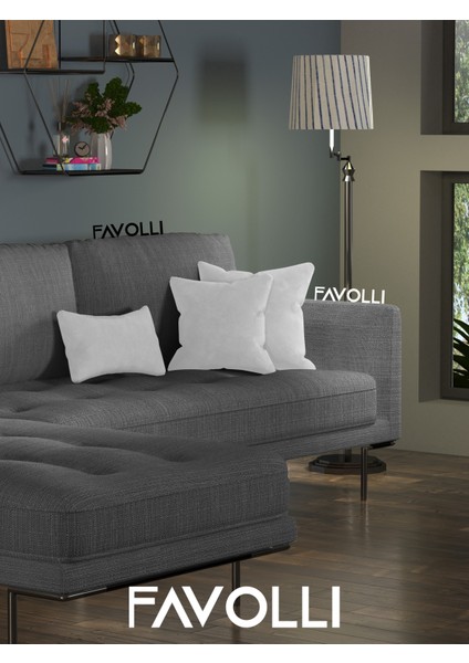 Kadife Dokulu Beyaz Renk Kırlent Kılıfı Dream Serisi Punch Için Uygun Gizli FERMUAR40 x 40 cm