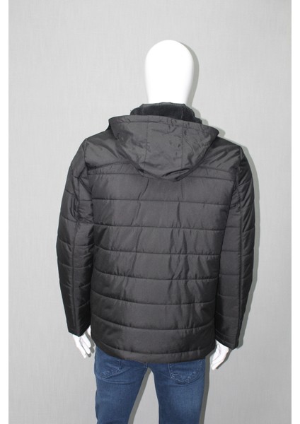 Kapüşonlu Siyah Erkek Mont fiyatları