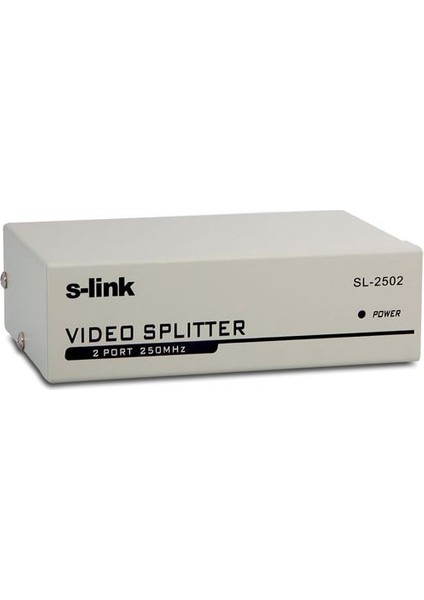 2 Port VGA Splıtter Dağıtıcı 250MHZ - 1920X1080 SL-2502 (4825)