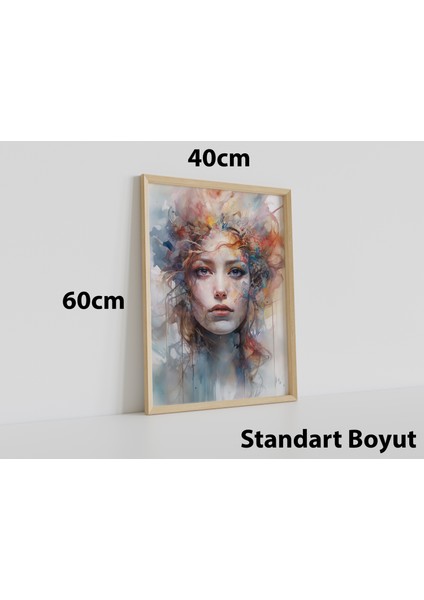 Ahşap Çerçeve 40 x 60 cm Modern Uv Baskı Tablo