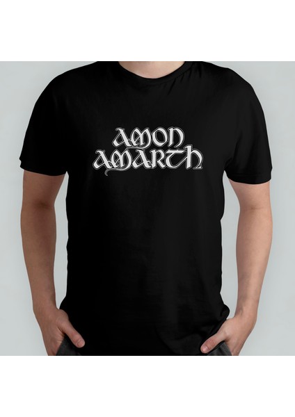 Amon Amarth - Metal Rock %100 Pamuklu Bisiklet Yaka T-Shirt Model 1