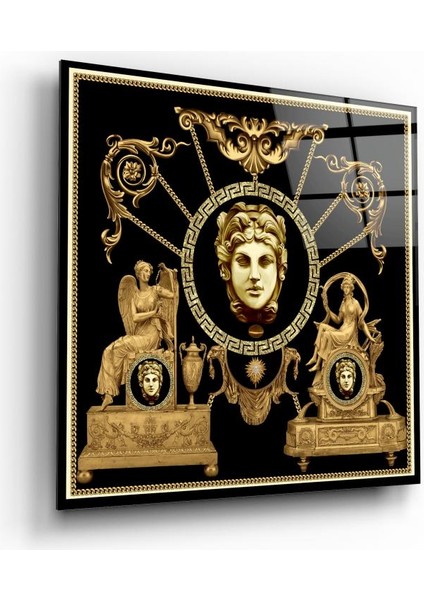 Antik Desenler Cam Tablo | , Dekoratif, Ofis, Mutfak