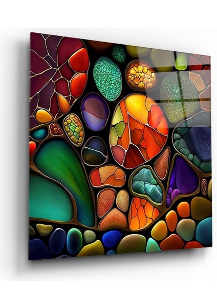 Renkli Vitray Cam Tablo | , Dekoratif, Ofis, Mutfak