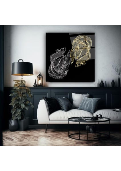 Balıklar Cam Tablo | , Dekoratif, Ofis, Mutfak fırsatları