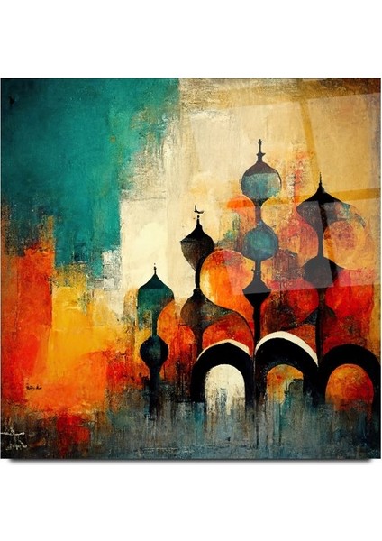 Soyut Cam Tablo | , Dekoratif, Ofis, Mutfak modelleri