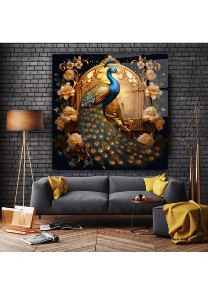 Tavus Kuşu Cam Tablo | , Dekoratif, Ofis, Mutfak modelleri