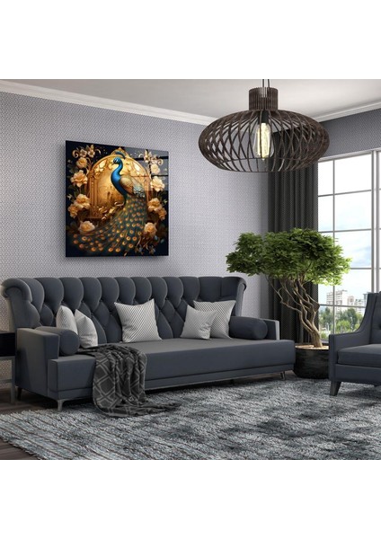 Tavus Kuşu Cam Tablo | , Dekoratif, Ofis, Mutfak fırsatları