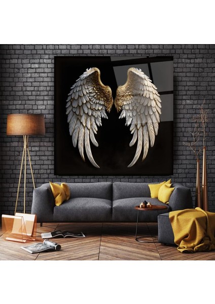 Gold Kanat Cam Tablo | , Dekoratif, Ofis, Mutfak indirimleri