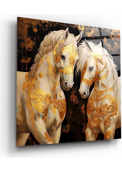 Atlar Cam Tablo | , Dekoratif, Ofis, Mutfak