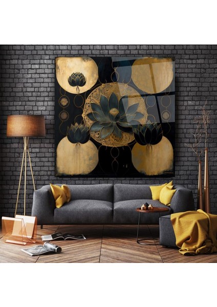 Çiçek Cam Tablo | , Dekoratif, Ofis, Mutfak indirimleri