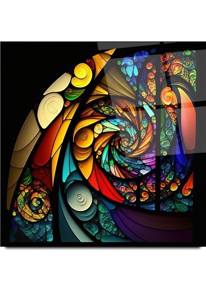 Soyut Vitray Cam Tablo | , Dekoratif, Ofis, Mutfak modelleri