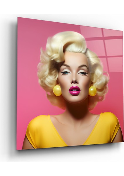 Marilyn Monroe Cam Tablo | , Dekoratif, Ofis, Mutfak