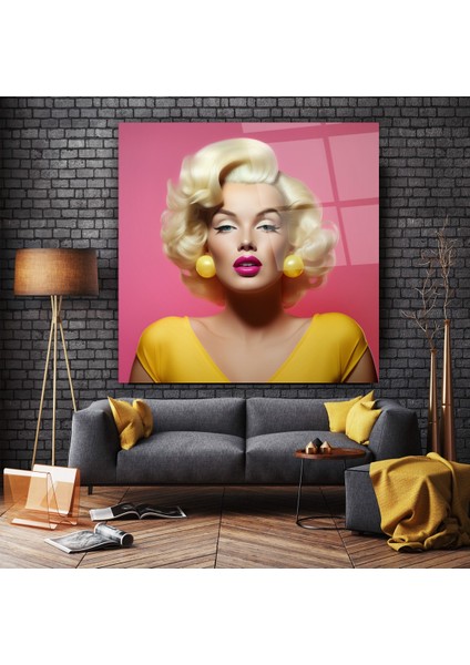Marilyn Monroe Cam Tablo | , Dekoratif, Ofis, Mutfak modelleri