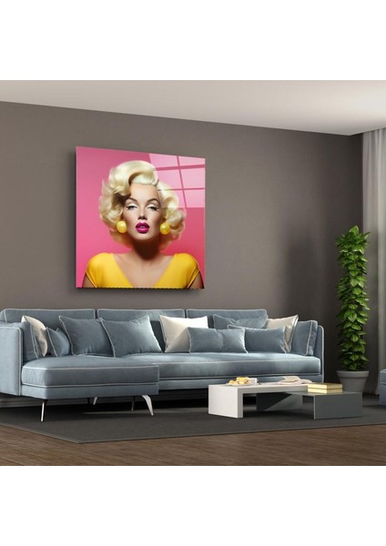 Marilyn Monroe Cam Tablo | , Dekoratif, Ofis, Mutfak indirimleri