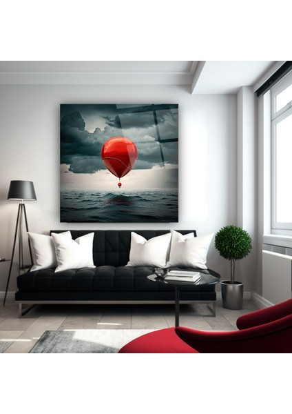 Uçan Balon Cam Tablo | , Dekoratif, Ofis, Mutfak indirimleri