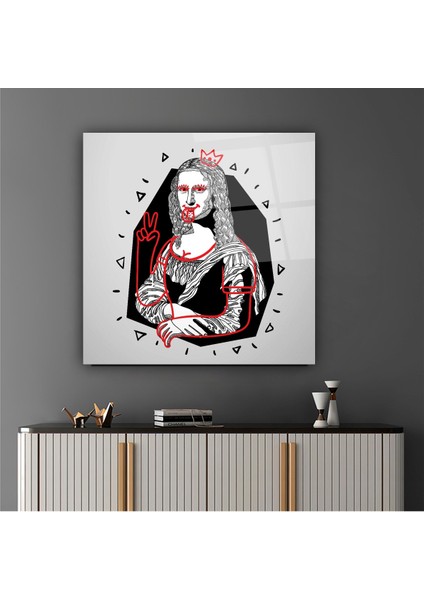 Mona Lisa Cam Tablo | , Dekoratif, Ofis, Mutfak fırsatları
