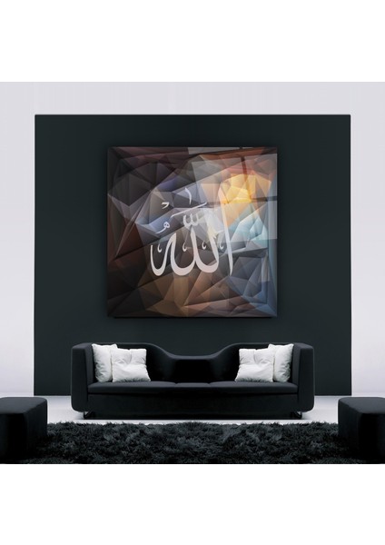 Allah Lafzı Cam Tablo | , Dekoratif, Ofis, Mutfak indirimleri