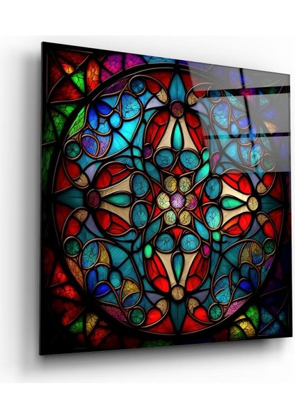 Soyut Vitray Cam Tablo | , Dekoratif, Ofis, Mutfak