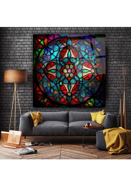 Soyut Vitray Cam Tablo | , Dekoratif, Ofis, Mutfak fırsatları
