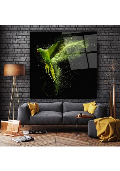 Papağan Cam Tablo | , Dekoratif, Ofis, Mutfak fırsatları
