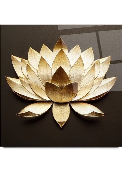 Lotus Çiçek Cam Tablo | , Dekoratif, Ofis, Mutfak modelleri