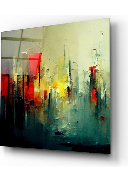 Soyut Renkli Cam Tablo | , Dekoratif, Ofis, Mutfak fiyatları