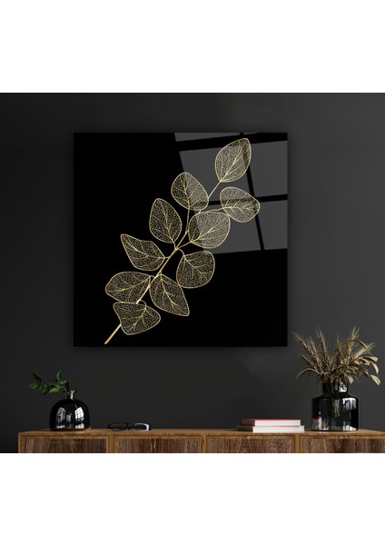 Gold Yaprak Cam Tablo | , Dekoratif, Ofis, Mutfak fırsatları