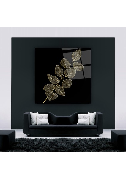 Gold Yaprak Cam Tablo | , Dekoratif, Ofis, Mutfak indirimleri