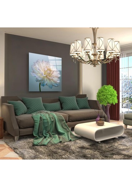 Çiçek Cam Tablo | , Dekoratif, Ofis, Mutfak fırsatları