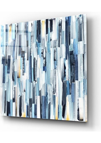 Mavi Tonlar Cam Tablo | , Dekoratif, Ofis, Mutfak fiyatları