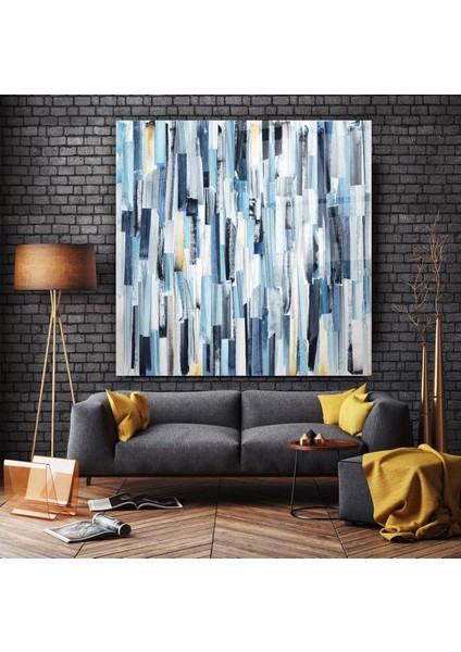 Mavi Tonlar Cam Tablo | , Dekoratif, Ofis, Mutfak fırsatları