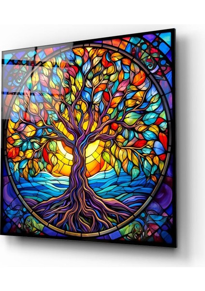 Hayat Ağacı Cam Tablo | , Dekoratif, Ofis, Mutfak fiyatları
