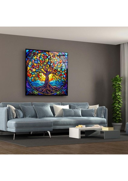 Hayat Ağacı Cam Tablo | , Dekoratif, Ofis, Mutfak indirimleri