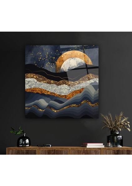 Gece Manzara Cam Tablo | , Dekoratif, Ofis, Mutfak fırsatları