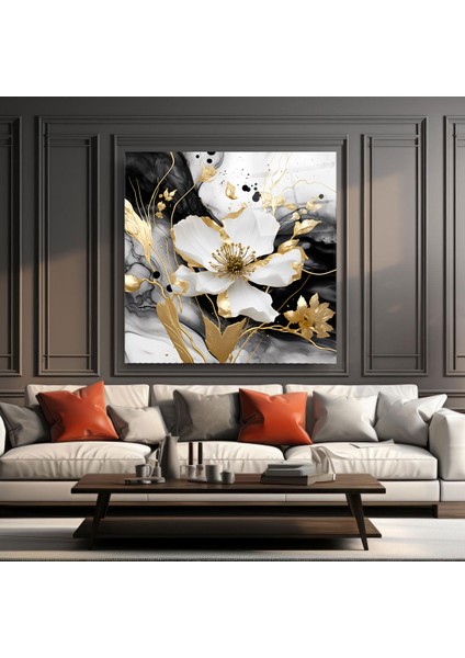 Çiçek Cam Tablo | , Dekoratif, Ofis, Mutfak modelleri