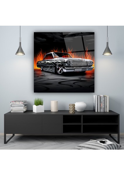 Siyah Araba Cam Tablo | , Dekoratif, Ofis, Mutfak indirimleri