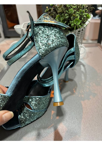 Camgöbegi Maske Model Çift Bantlı Kapalı Topuk 8,5 cm 13 Pont Boyu Tango,dans ve Abiye Ayakkabısı fiyatları