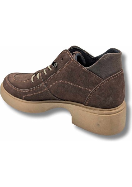 Passo - Kadın Gerçek Nubuk Deri Kısa Bot - Passo - Acı Kahve - 40 fırsatları