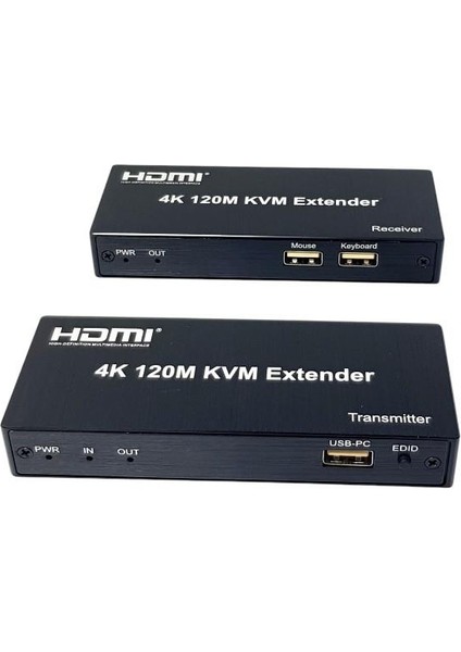 4K 120METRE Hdmı+Usb+Ir To Cat6 Kvm Extender