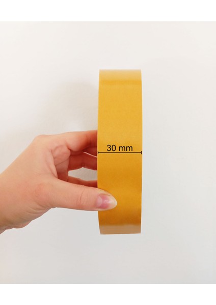 Çift Taraflı Güçlü Opak Bant 30 mm x 100 M - 1 Adet/3 M²