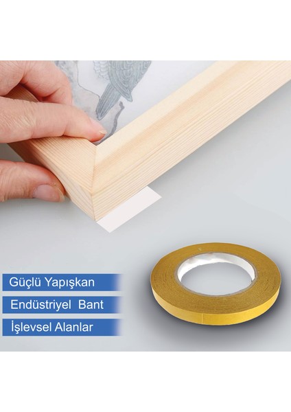 Çift Taraflı Güçlü Opak Bant 30 mm x 100 M - 1 Adet/3 M²