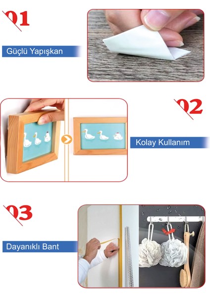 Çift Taraflı Güçlü Opak Bant 30 mm x 100 M - 1 Adet/3 M²